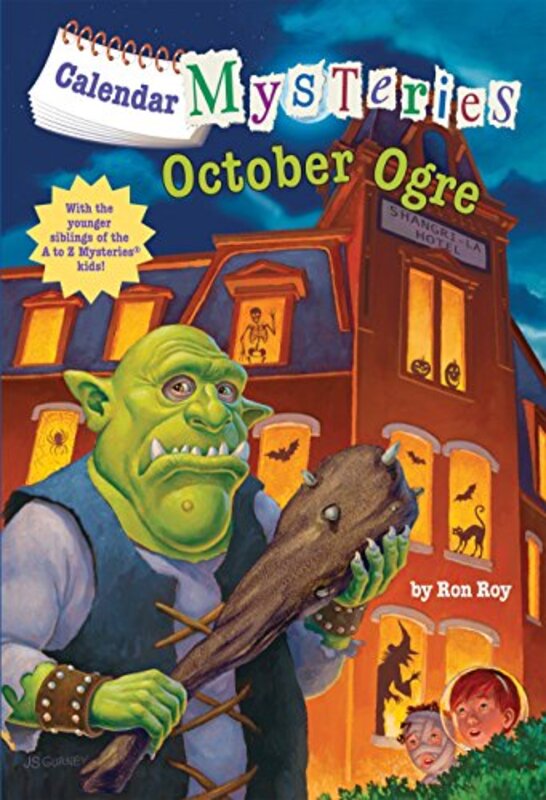 Book cover for "October Ogre" by Ron Roy