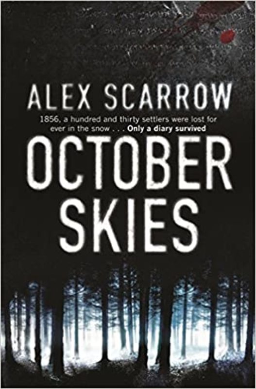 Book cover for "October Skies" by Alex Scarrow