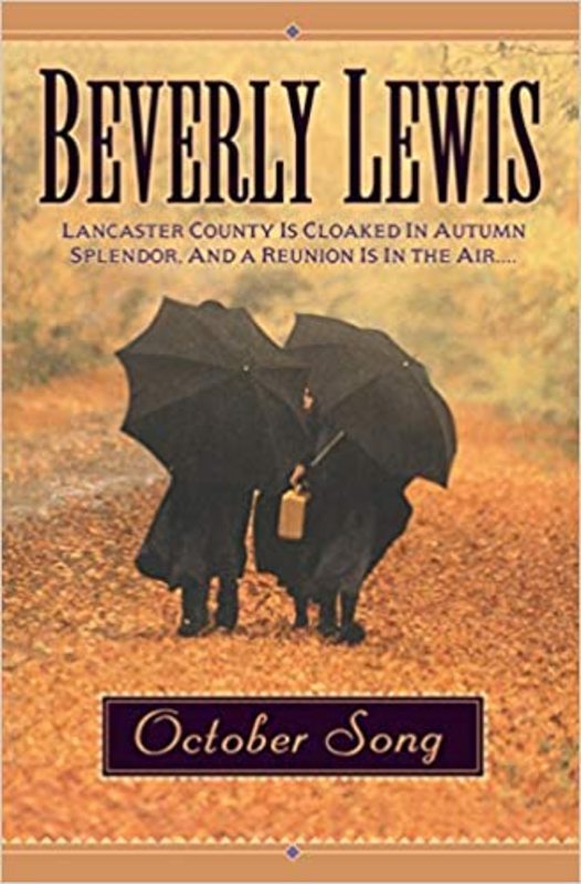 Book cover for "October Song" by Beverly Lewis