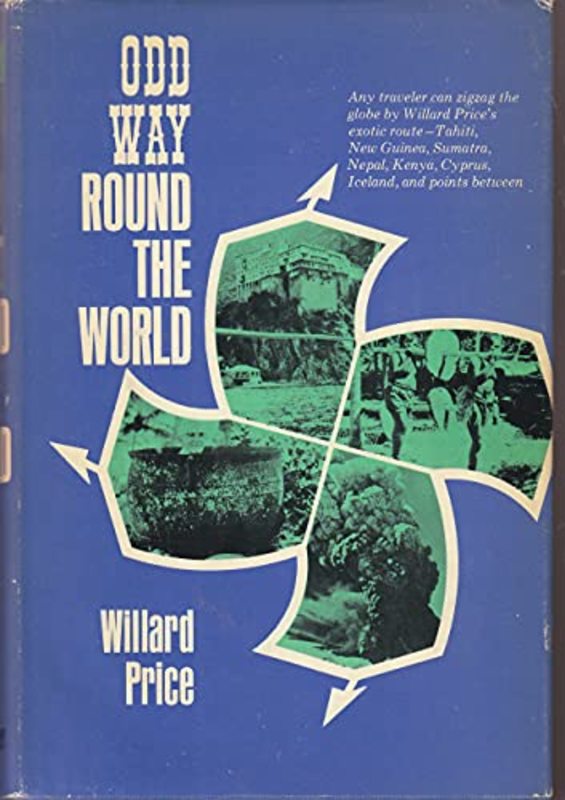Book cover for "Odd way round the world" by Willard Price
