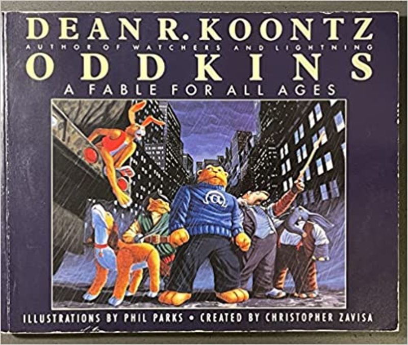 Book cover for "Oddkins" by Dean Koontz