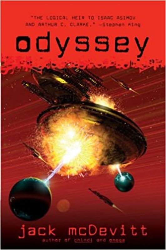 Book cover for "Odyssey" by Jack McDevitt