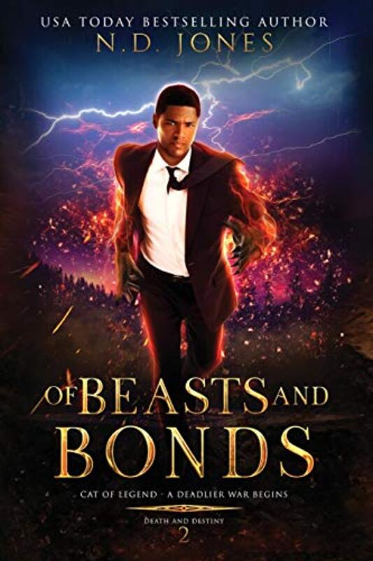 Book cover for "Of Beasts and Bonds" by ND Jones
