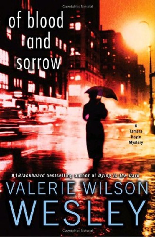 Book cover for "Of Blood and Sorrow" by Valerie Wilson Wesley