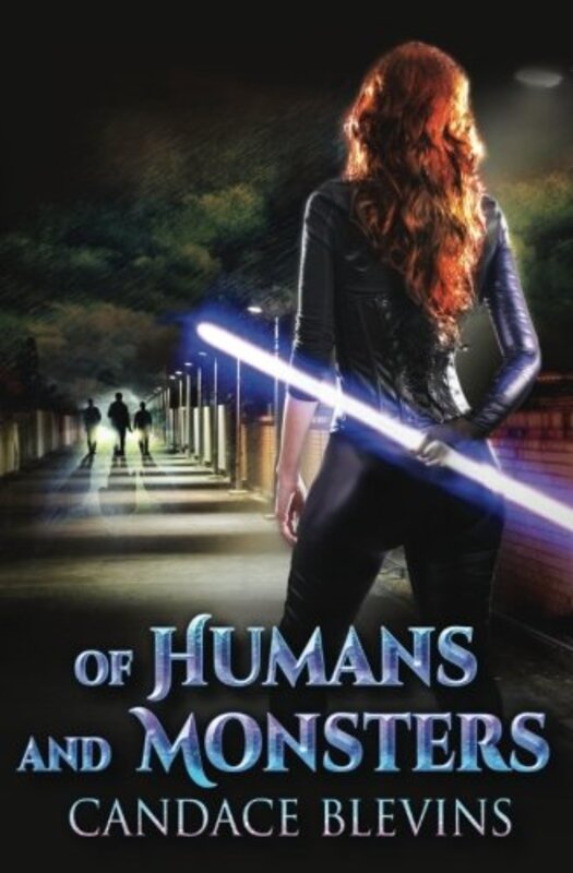 Book cover for "Of Humans and Monsters" by Candace Blevins