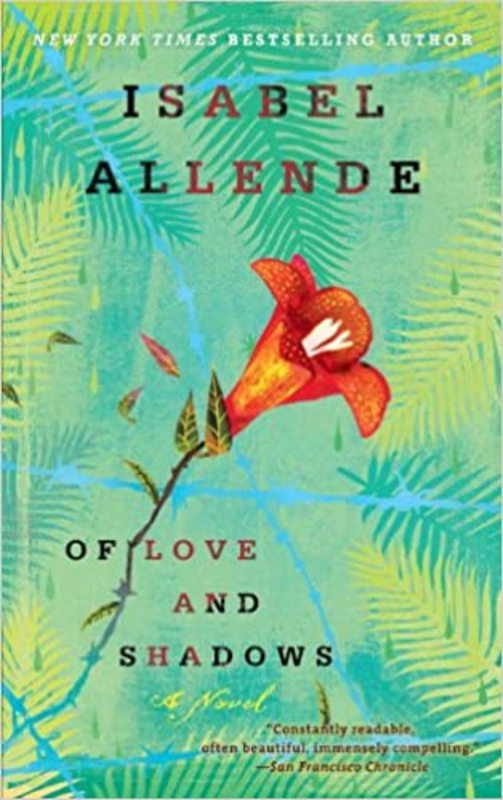 Book cover for "Of Love and Shadows" by Isabel Allende