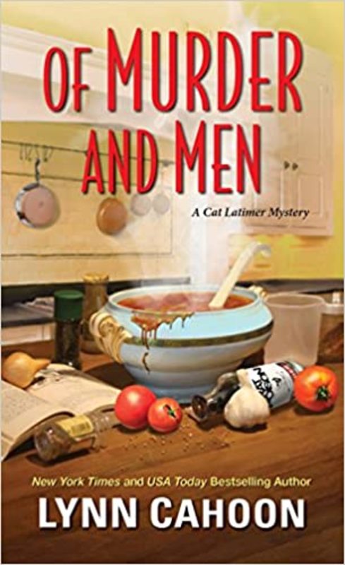 Book cover for "Of Murder and Men" by Lynn Cahoon