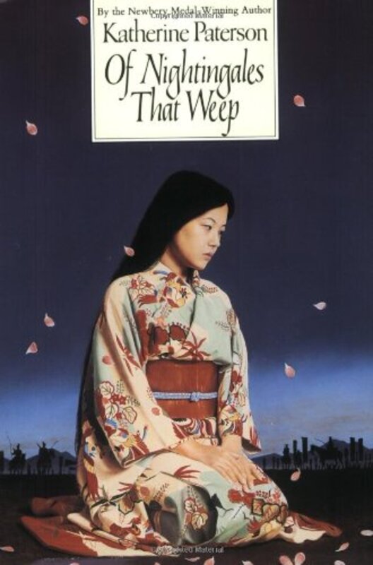 Book cover for "Of Nightingales That Weep" by Katherine Paterson