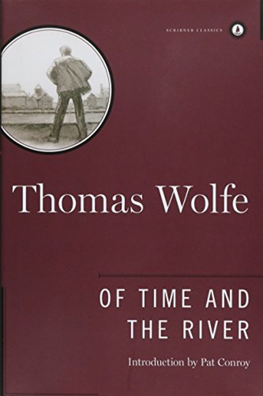 Book cover for "Of Time and the River" by Thomas Wolfe