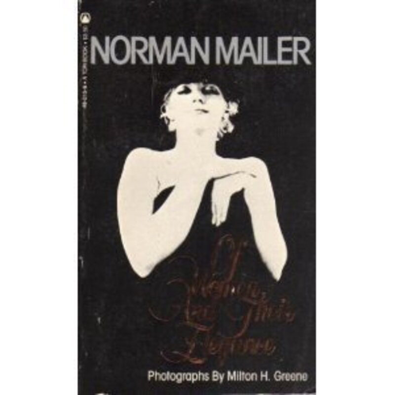 Book cover for "Of Women and Their Elegance" by Norman Mailer