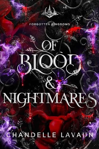 Book cover for "Of Blood & Nightmares" by Chandelle LaVaun