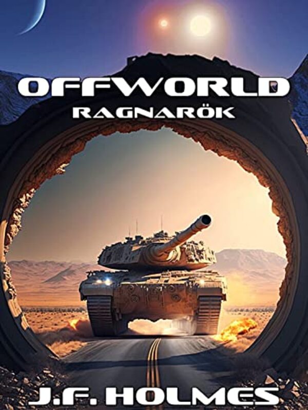 Book cover for "Off World: Ragnarok" by JF Holmes