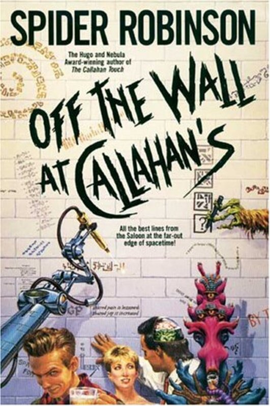 Book cover for "Off the Wall at Callahan's" by Spider Robinson
