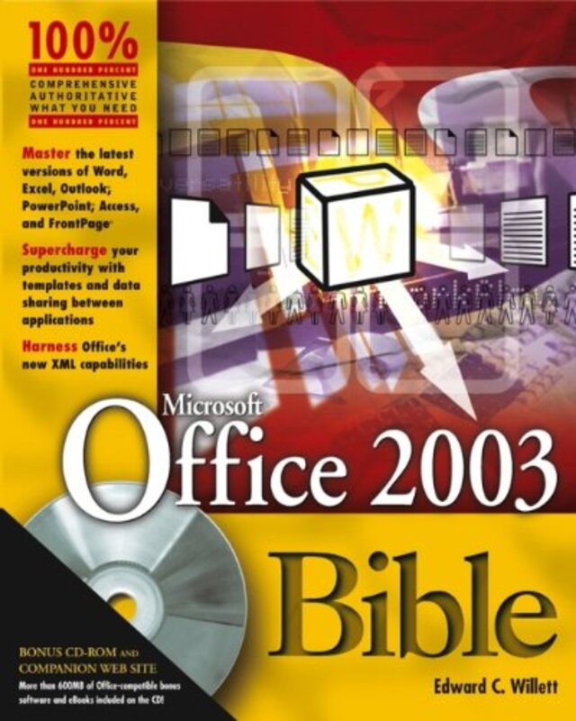 Book cover for "Office 2003 Bible" by Edward Willett