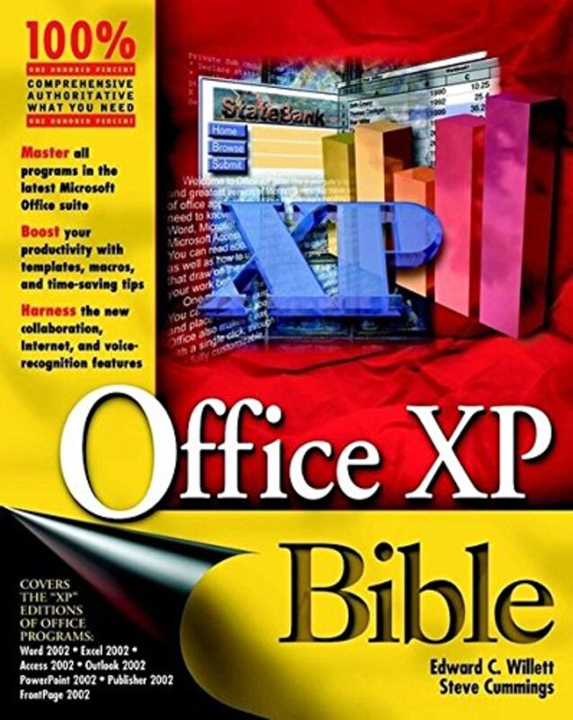 Book cover for "Office XP Bible" by Edward Willett