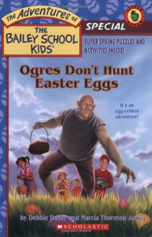 Book cover for "Ogres Don't Hunt Easter Eggs" by Marcia Thornton Jones