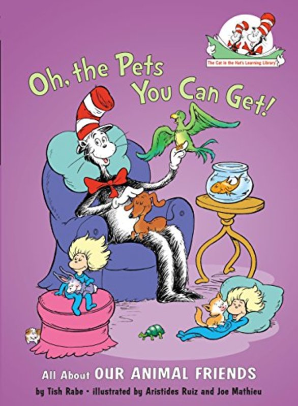 Book cover for "Oh, the Pets You Can Get!" by Tish Rabe