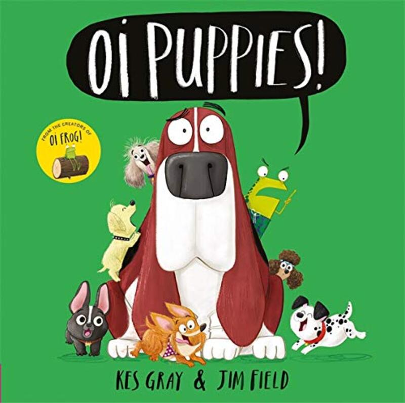 Book cover for "Oi Puppies" by Jim Field