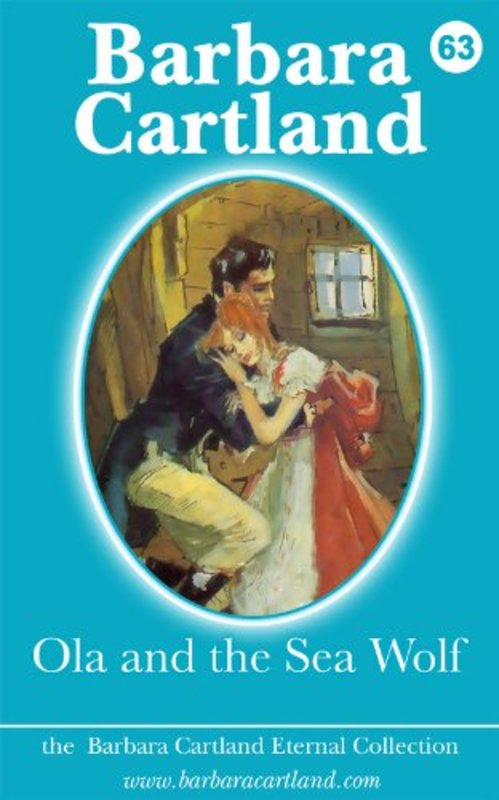 Book cover for "Ola and the Sea Wolf" by Barbara Cartland