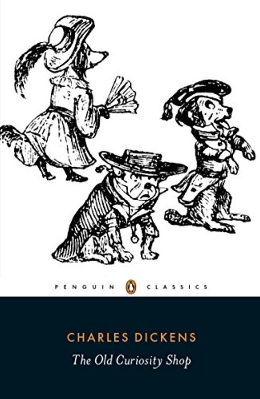 Book cover for "Old Curiosity Shop" by Charles Dickens