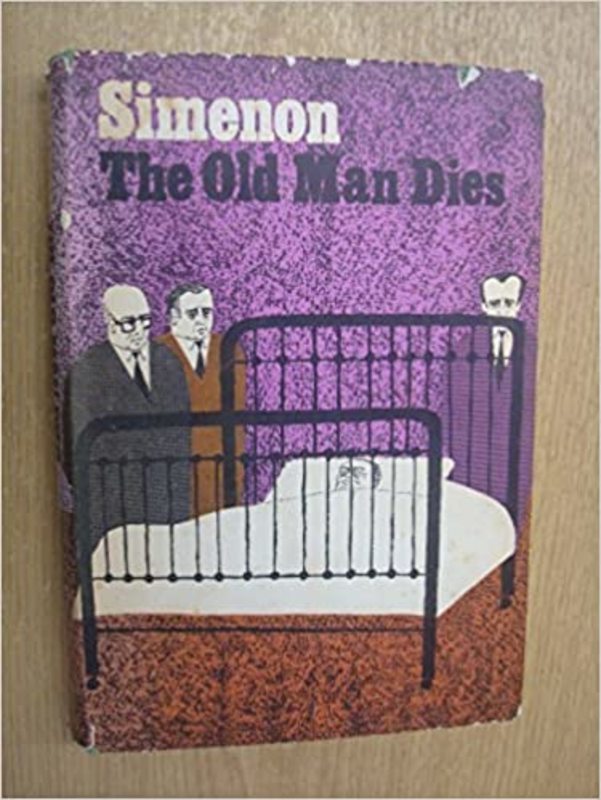 Book cover for "Old Man Dies" by Georges Simenon