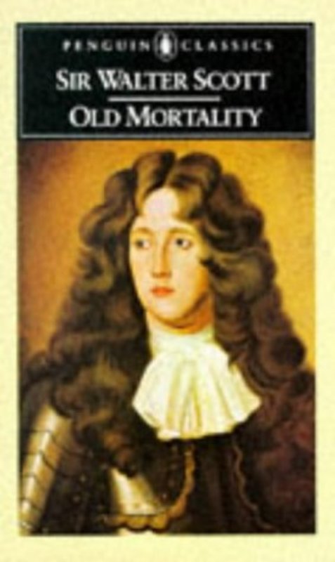 Book cover for "Old Mortality" by Sir Walter Scott