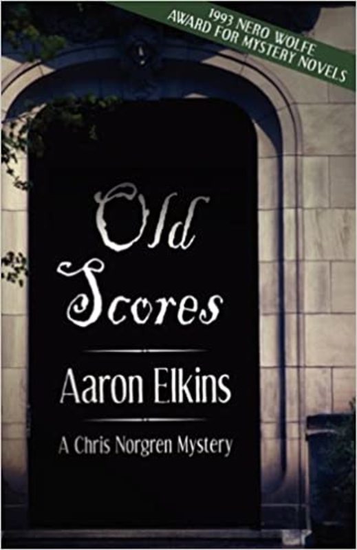 Book cover for "Old Scores" by Aaron Elkins