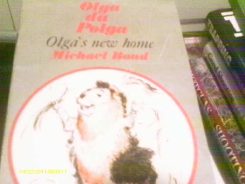 Book cover for "Olga's New Home" by Michael Bond