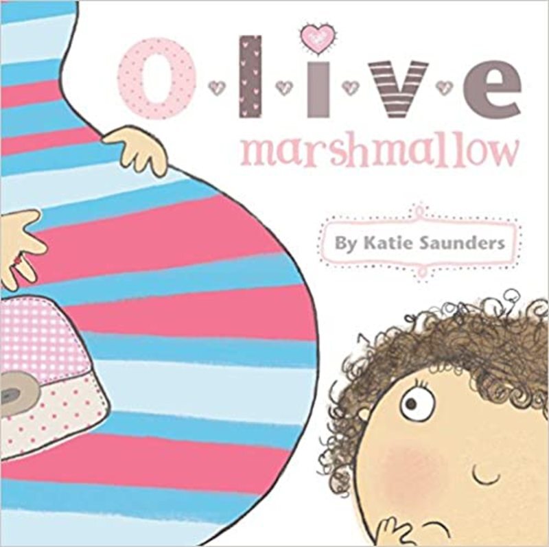 Book cover for "Olive Marshmallow" by Katie Saunders