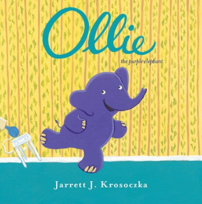 Book cover for "Ollie the Purple Elephant" by Jarrett J Krosoczka