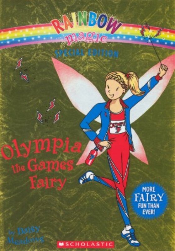 Book cover for "Olympia the Games Fairy" by Daisy Meadows