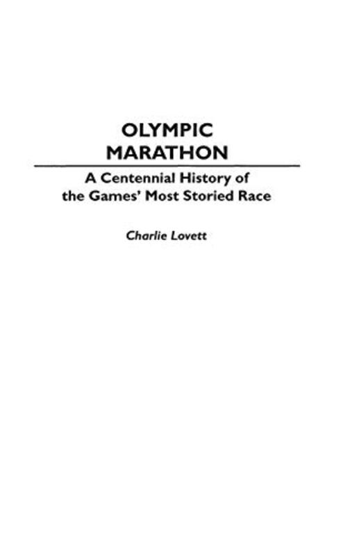 Book cover for "Olympic Marathon" by Charlie Lovett