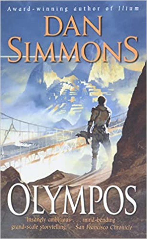 Book cover for "Olympos" by Dan Simmons