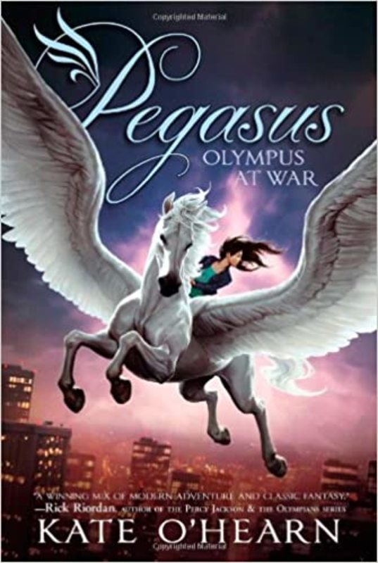 Book cover for "The Fight for Olympus / Olympus at War" by Kate O'Hearn