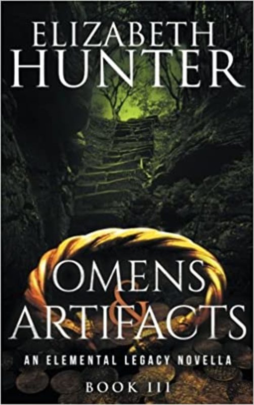 Book cover for "Omens and Artifacts" by Elizabeth Hunter