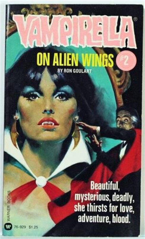 Book cover for "On Alien Wings" by Ron Goulart