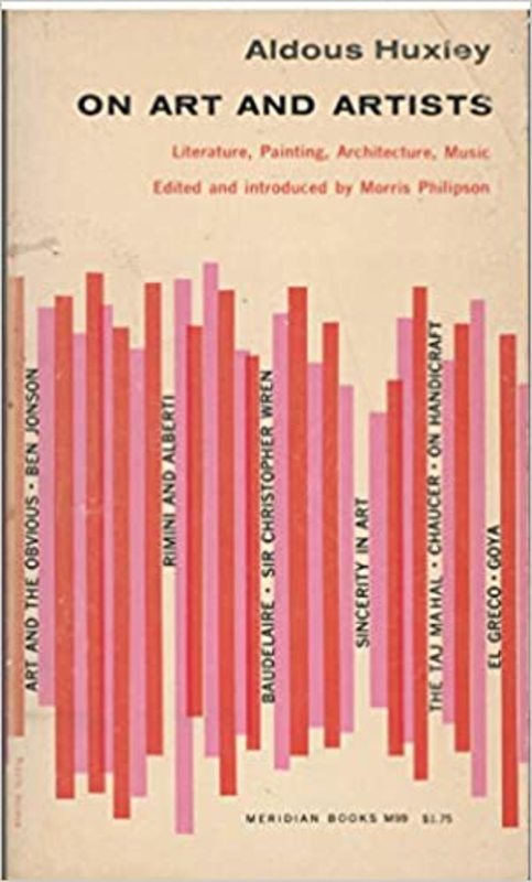 Book cover for "On Art and Artists" by Aldous Huxley