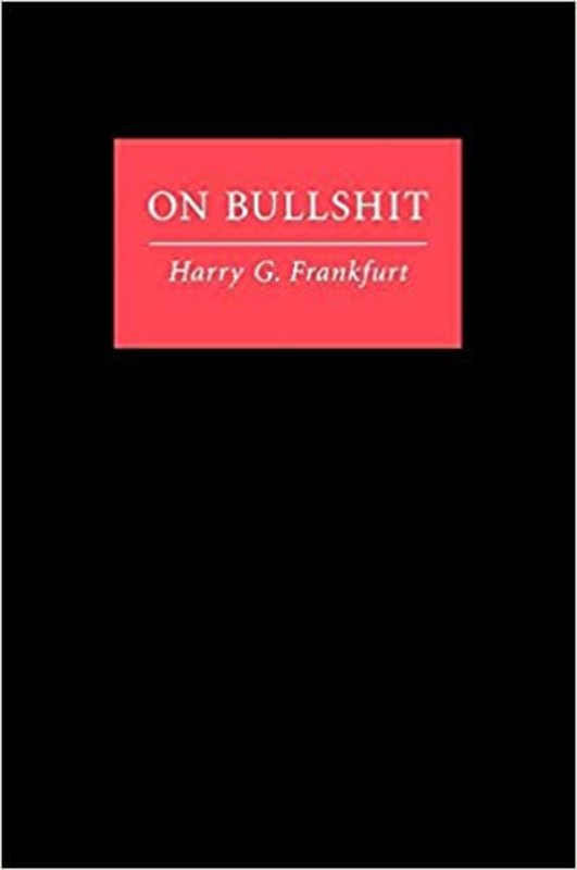 Book cover for "On Bullshit" by Harry G. Frankfurt