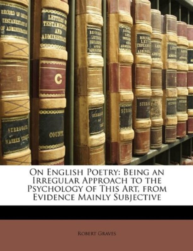 Book cover for "On English Poetry" by Robert Graves