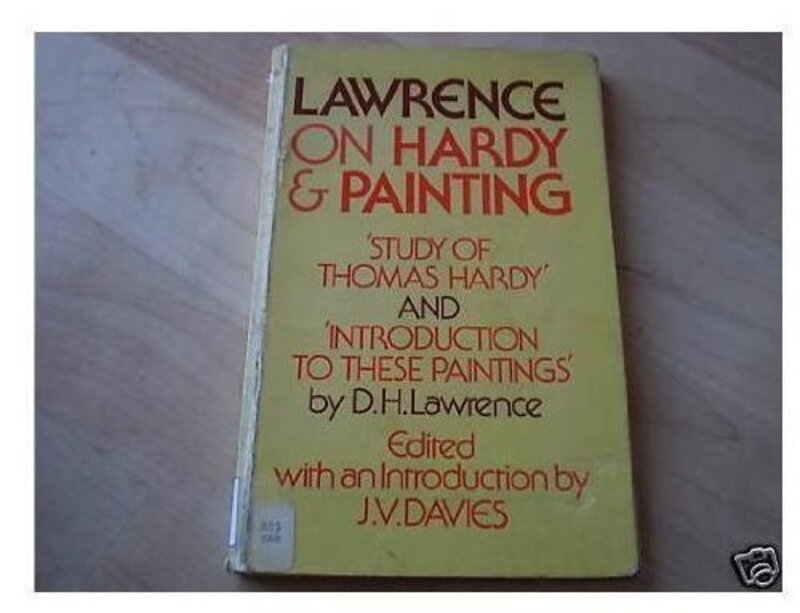 Book cover for "On Hardy and painting" by DH Lawrence