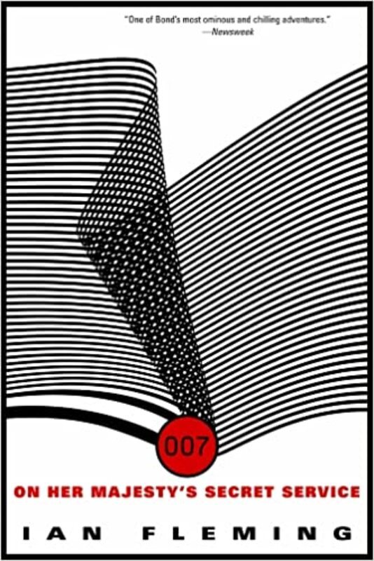 Book cover for "On Her Majesty's Secret Service" by Ian Fleming
