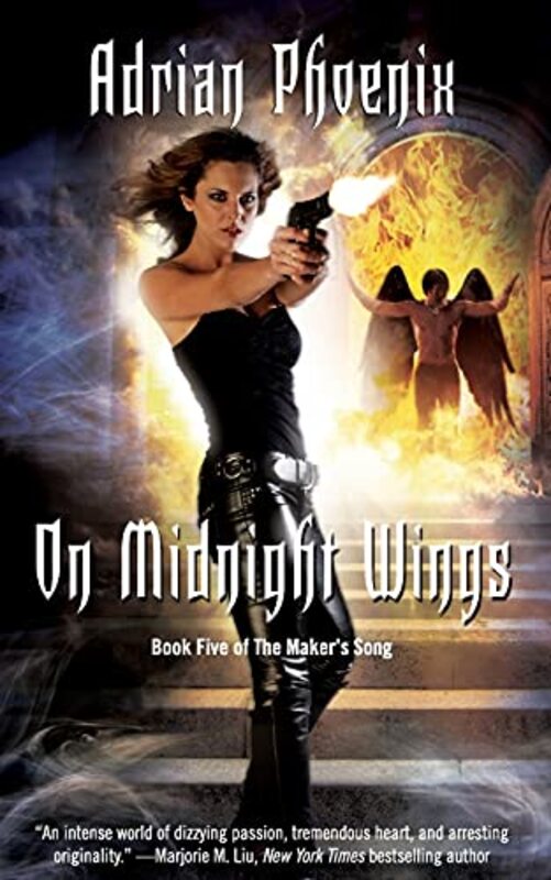 Book cover for "On Midnight Wings" by Adrian Phoenix