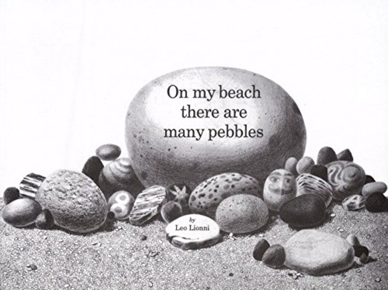 Book cover for "On My Beach There Are Many Pebbles" by Leo Lionni