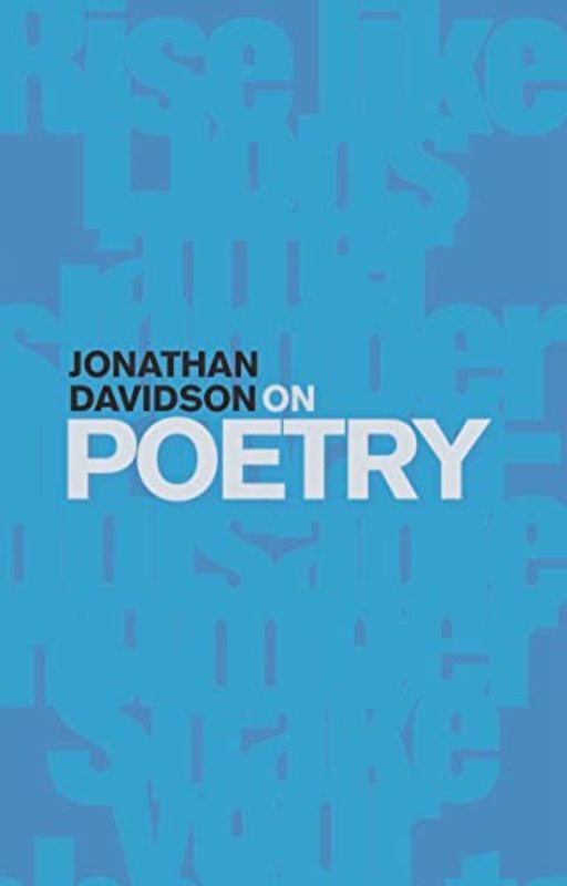 Book cover for "On Poetry" by Jonathan Davidson