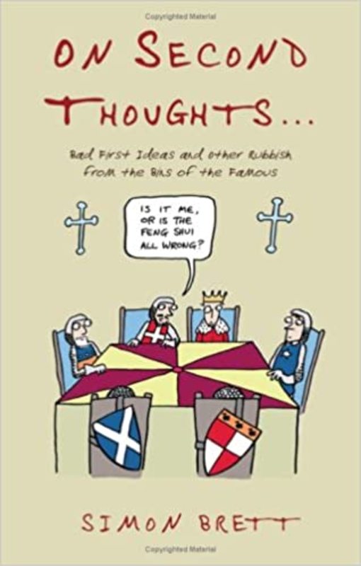 Book cover for "On Second Thoughts" by Simon Brett