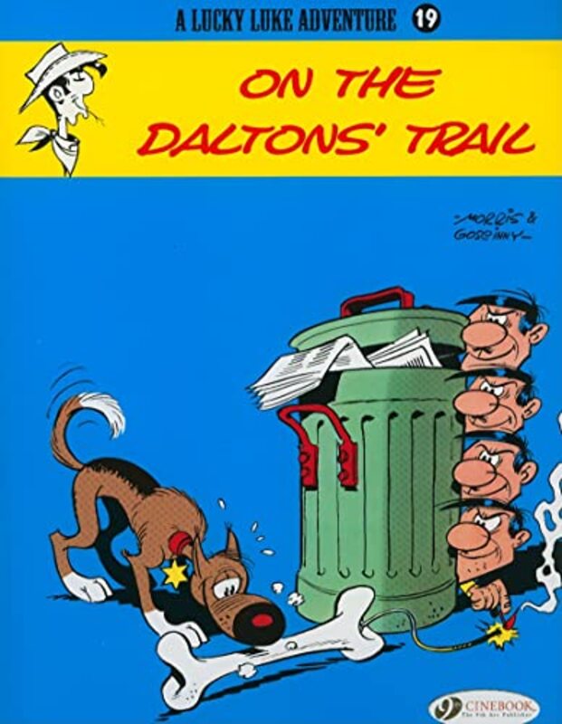 Book cover for "On The Daltons' Trail" by Rene Goscinny
