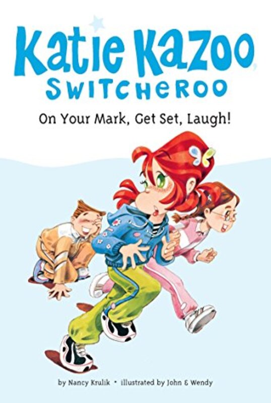 Book cover for "On Your Mark, Get Set, Laugh!" by Nancy Krulik