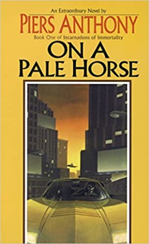 Book cover for "On a Pale Horse" by Piers Anthony