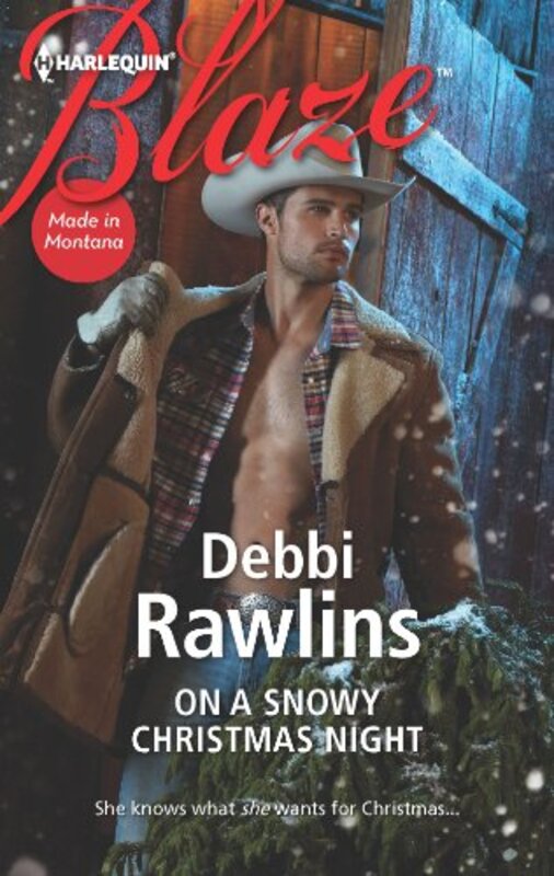 Book cover for "On a Snowy Christmas Night" by Debbi Rawlins