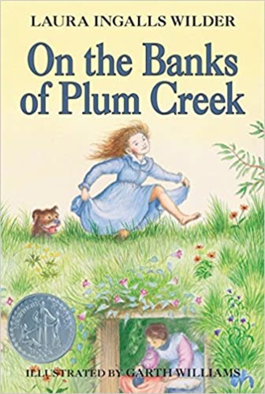 Book cover for "On the Banks of Plum Creek" by Laura Ingalls Wilder